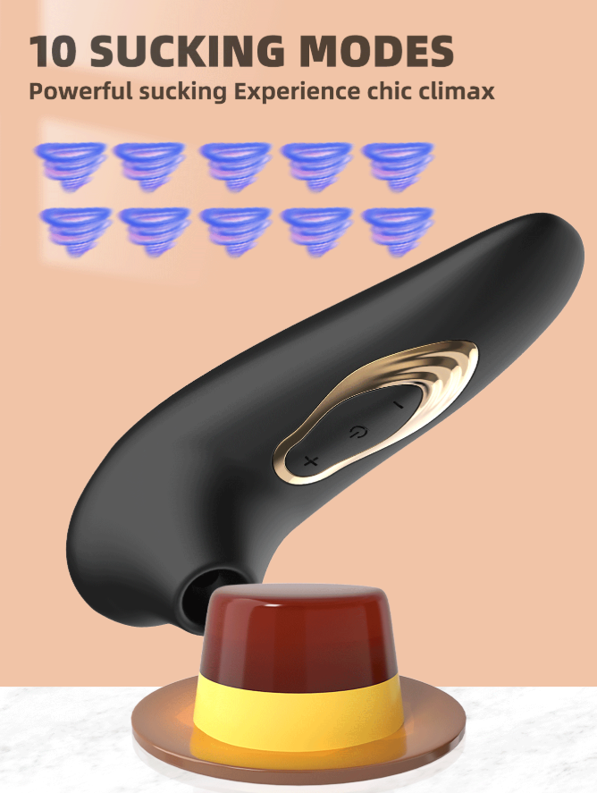 Black Clitoral Sucker Vibrator